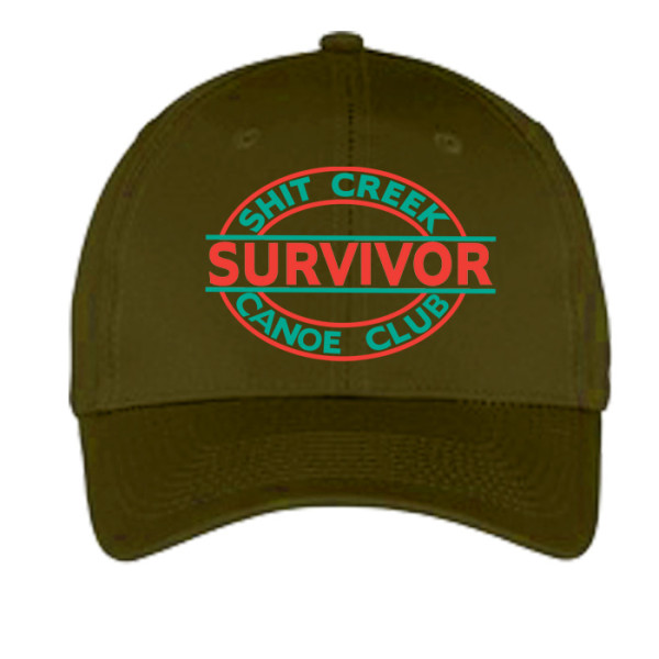 Sh#t Creek Survivor Hat - Olive